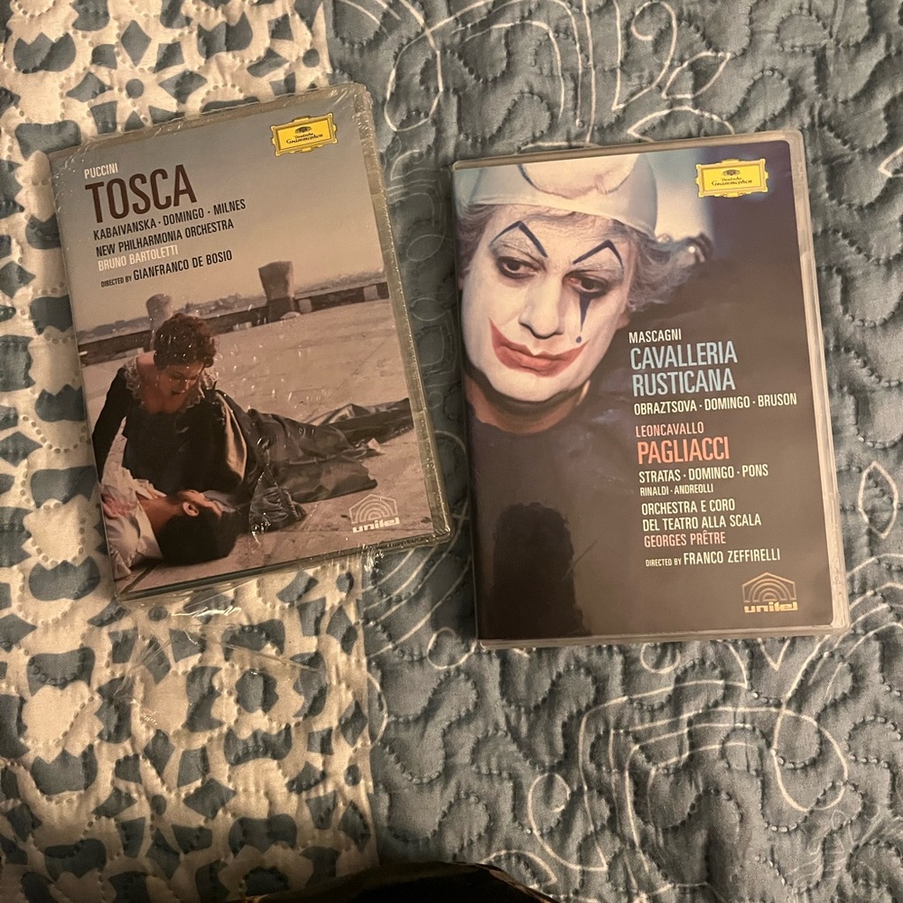 Deutsche Grammophon Opera DVD Set - Tosca & Cavalleria Rusticana